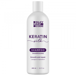 Intensywna naprawa uszkodzonych włosów Szampon KERATIN SILK